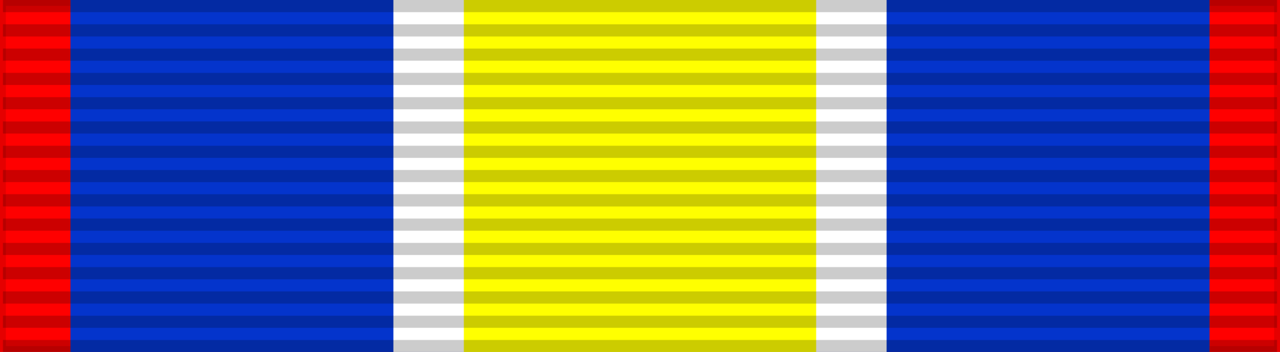 Ruban Médaille de la Gendarmerie Nationale